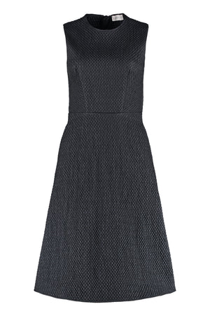 Midi dress with flared hem-0